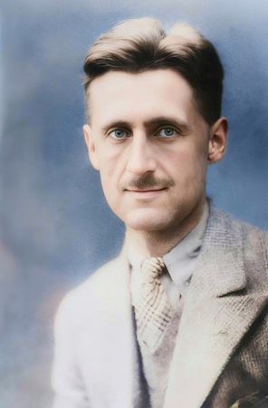 George Orwell - Colorized/Enhanced by D. W. Orr