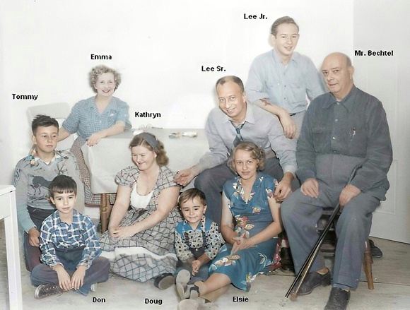 The Orr Family - Colorized/Enhanced by D. W. Orr