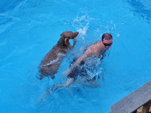 Swimming With My Buddy 3