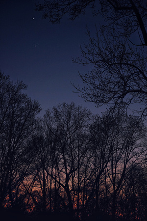 Venus-Jupiter-Sunset (March 4, 2023, 6:31pm)