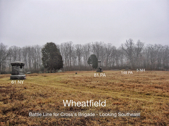 Cross Brigade Battle Line - Modern View
