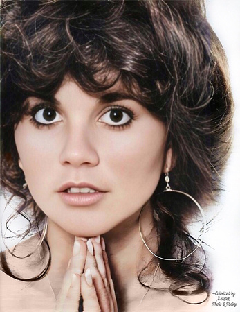 Linda Ronstadt - Colorized/Enhanced by D. W. Orr