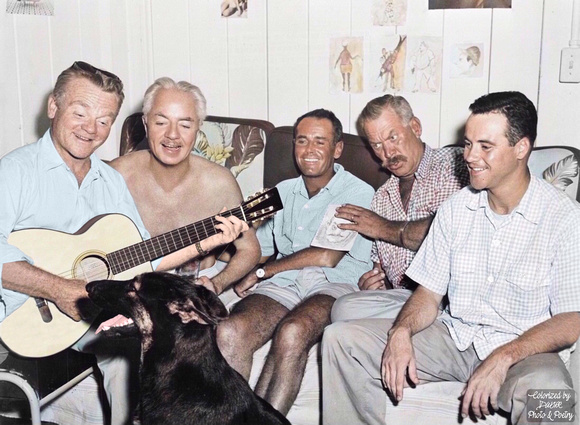 Cast of Mr. Roberts (1955) - Colorized by D. W. Orr