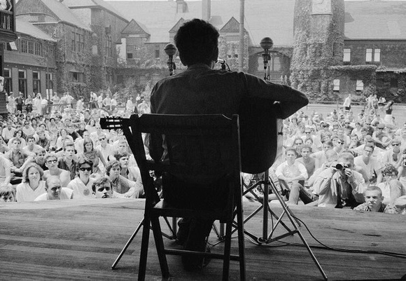 Bob Dylan at Newport (1963) by Roland Scherman