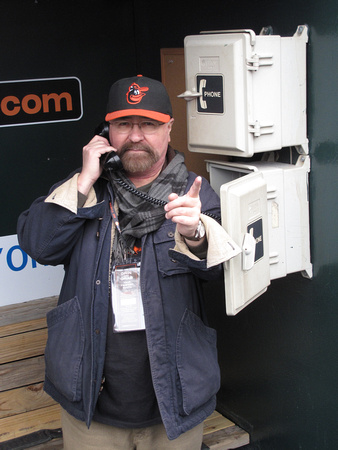 Me Calling for Bullpen Help in the Orioles' Dugout (2011)