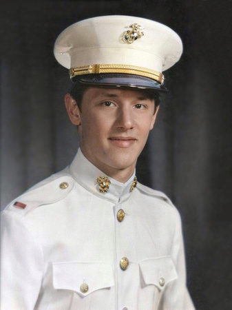 1st Lt. Richard A. Ruwell (1947-2023) - Colorized/Enhanced by D. W. Orr
