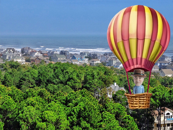 Floating Over Corolla, NC